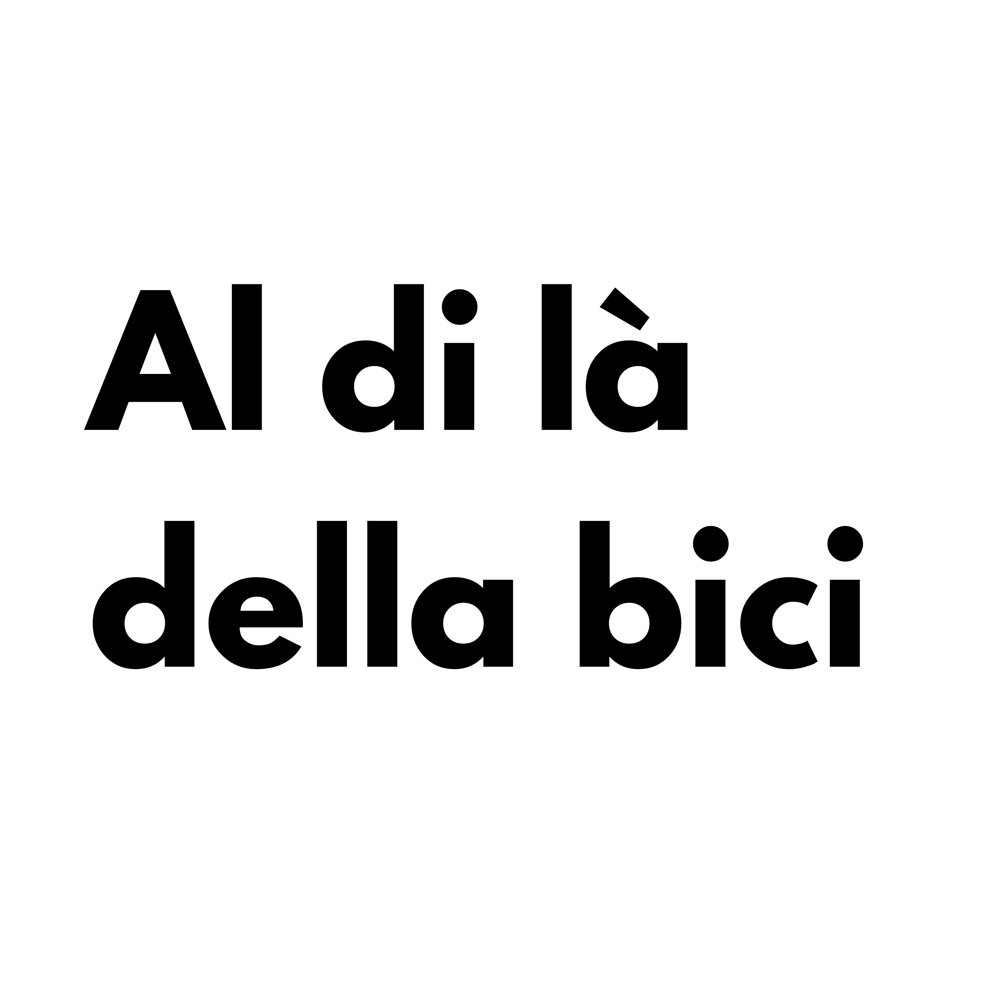 Al di là della bici